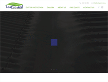 Tablet Screenshot of leafguard.net.au