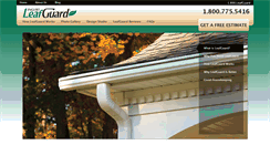 Desktop Screenshot of leafguard.com